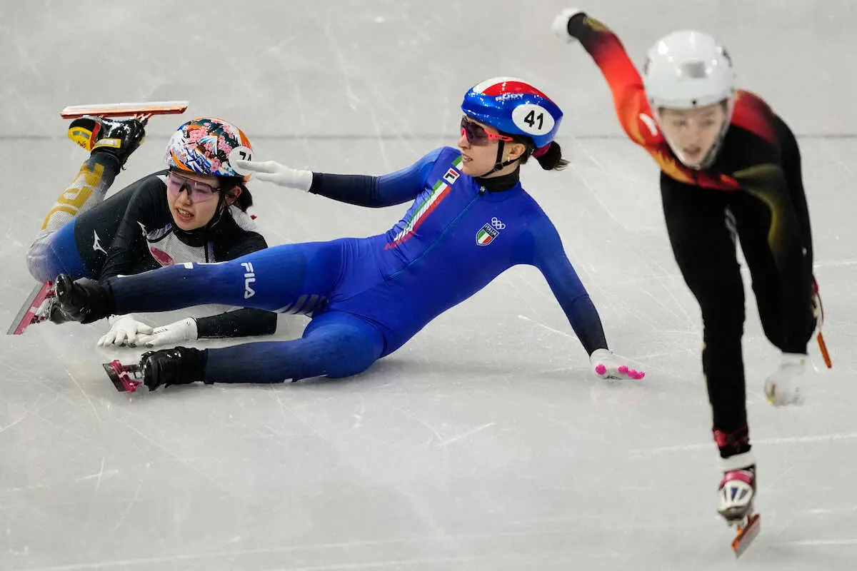 【画像・写真】【Sトラック】金井莉佳、女子500メートルで準々決勝敗退　同組で五輪新が誕生「これがトップレベル」