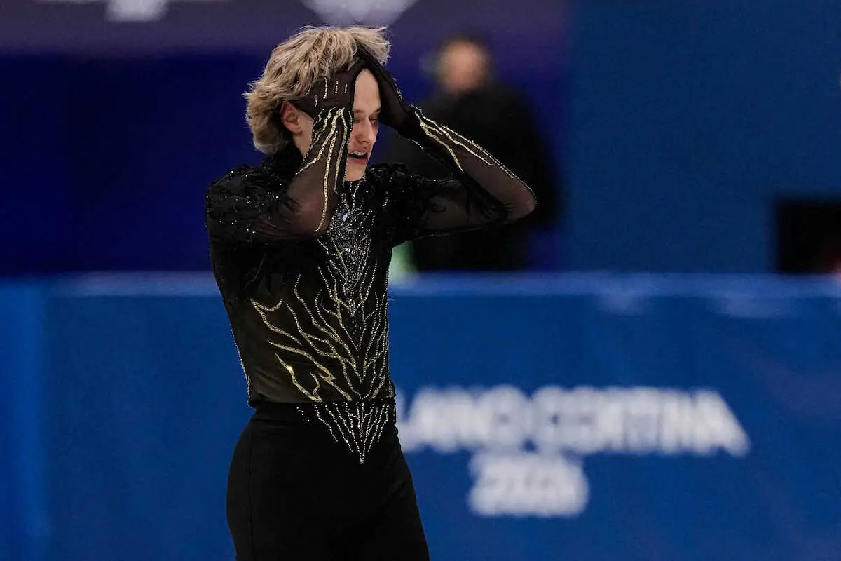 【画像・写真】【フィギュア】王者マリニンがまさか8位　ネット悲鳴「五輪の魔物か…」「あんな顔見たことない」