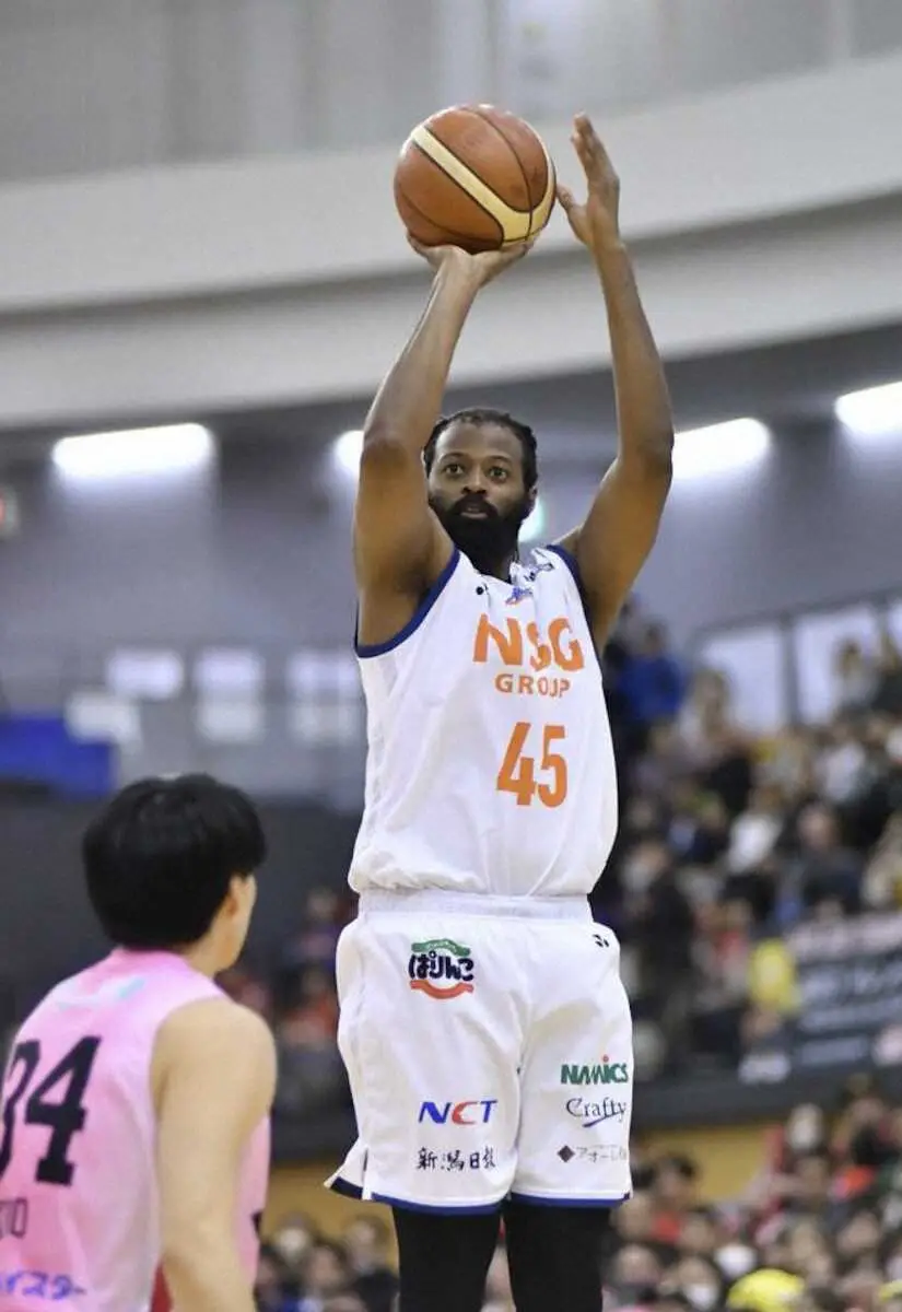 【画像・写真】両軍最多の26得点を挙げたモリソン（アルビBB提供）