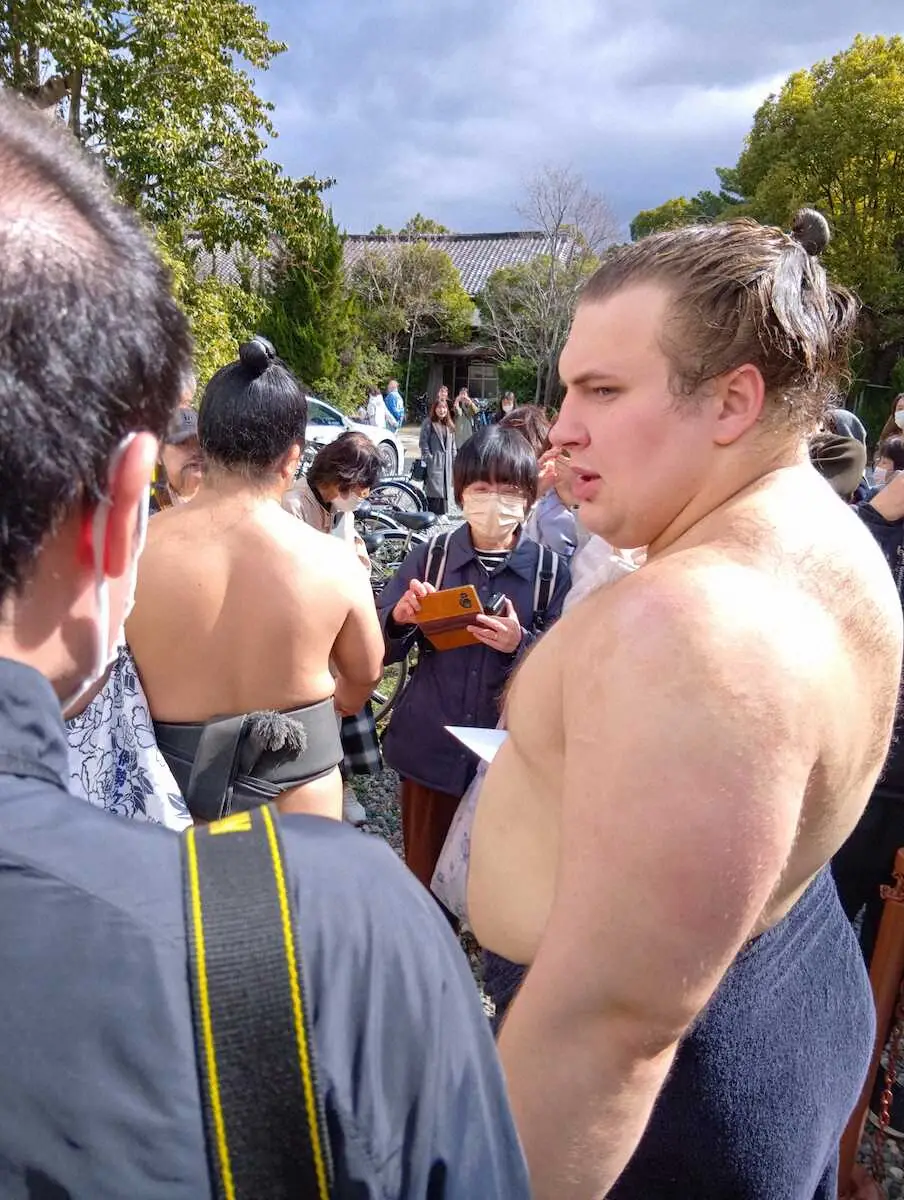 【画像・写真】安青錦　“オレ流”稽古　異例…横綱・豊昇龍と5番で自ら切り上げ