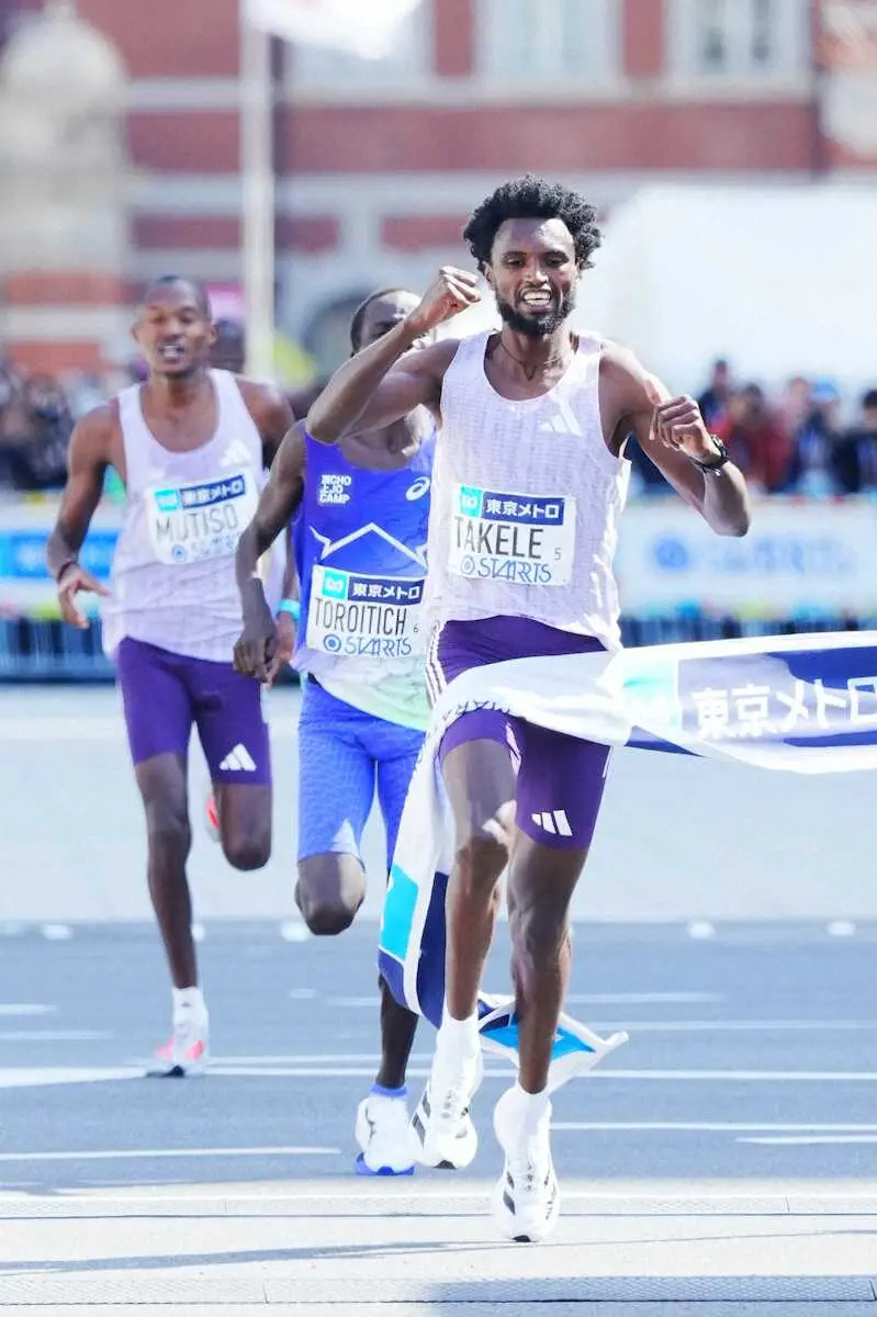 【画像・写真】【東京マラソン・男子上位成績】タケレが2時間3分37秒で連覇、日本人トップは12位・大迫傑