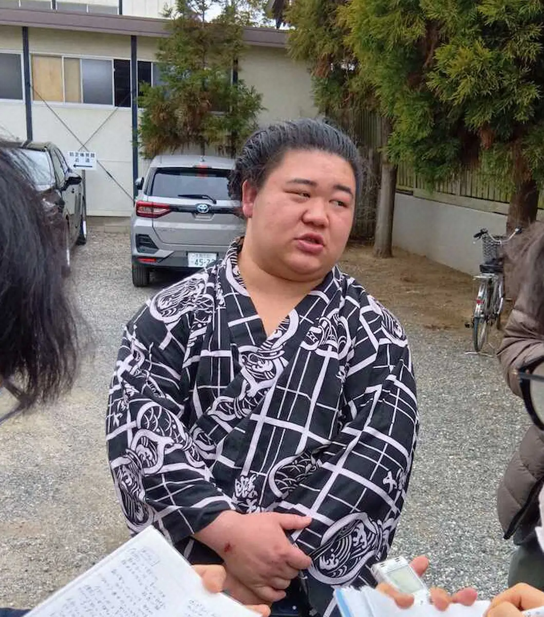 【画像・写真】藤ノ川　出稽古の利点を実感「いろんな人とやれる」　3日は大の里の二所ノ関部屋へ