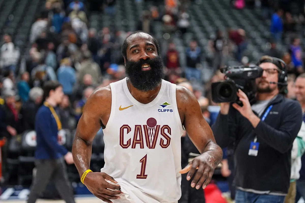 【画像・写真】侍ジャパンの「お茶たて」ポーズはNBAスーパースターのセレブレーションにそっくり！？「クッキング」セレブレーションが愛されているキャバリアーズのジェームズ・ハーデン（AP）
