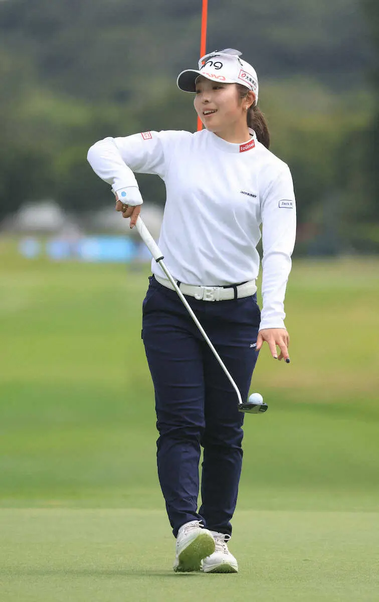 【画像・写真】プロアマに参加した佐久間　（撮影・西川祐介）