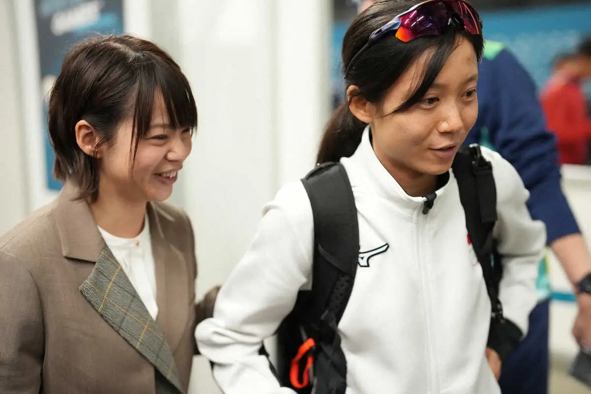 【画像・写真】ミラノ・コルティナ五輪　での高木美帆（右）と姉・菜那さん