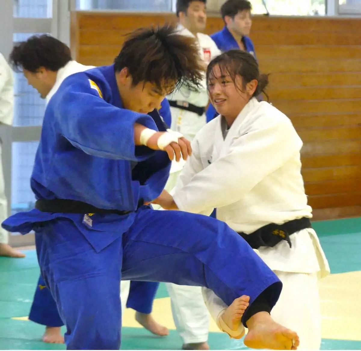 【画像・写真】【柔道】混合団体強化へ向け初の合同練習会実施「つながり濃くなればプラスに」男女での乱取りも