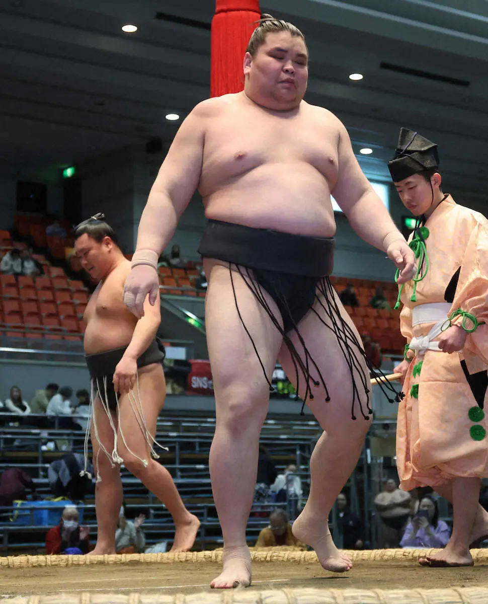 【画像・写真】“史上最強の新弟子”旭富士が元十両力士も破る　対戦した朝前進「強いです。ベネズエラ打線みたいだった」