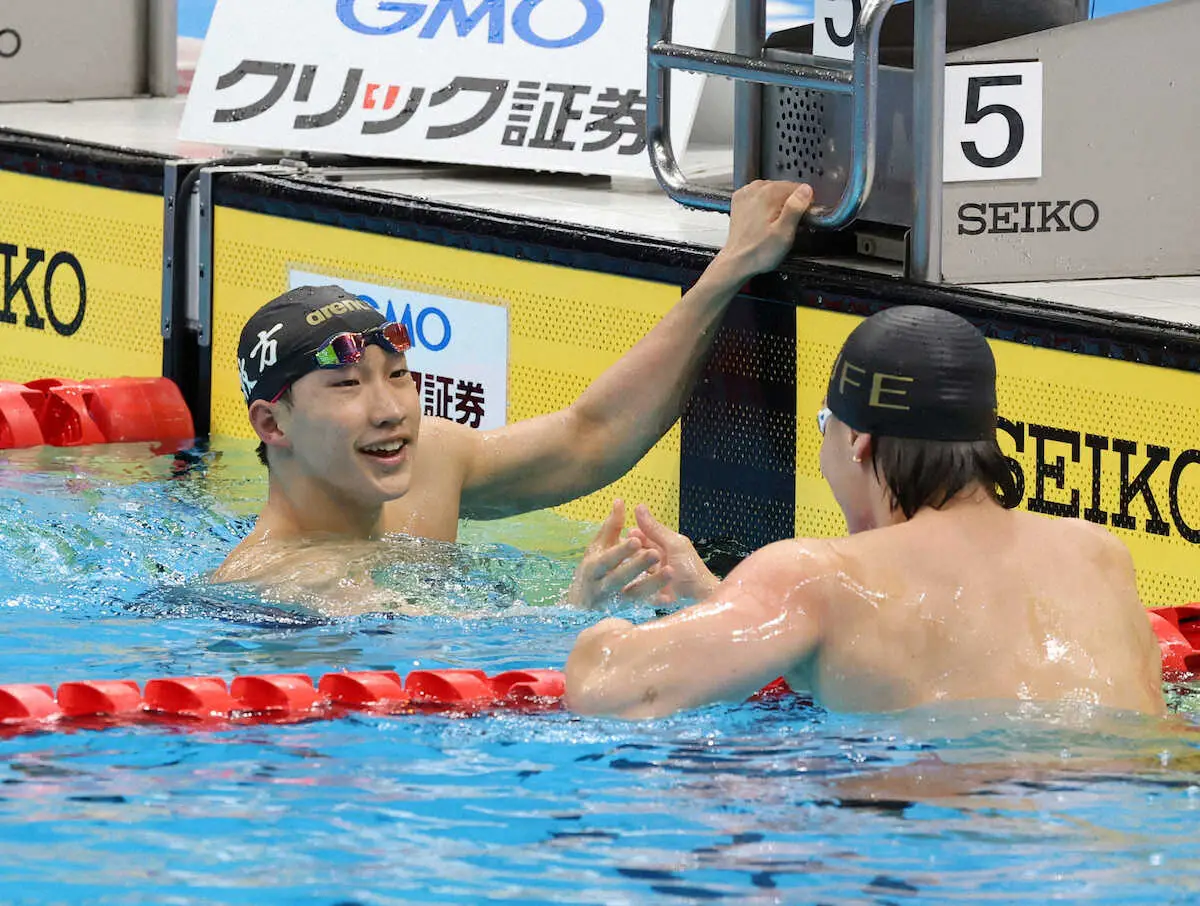 【画像・写真】【競泳日本選手権】17歳の大橋信が平泳ぎ2冠　本命の200メートルに向け「積極的なレースをしたい」