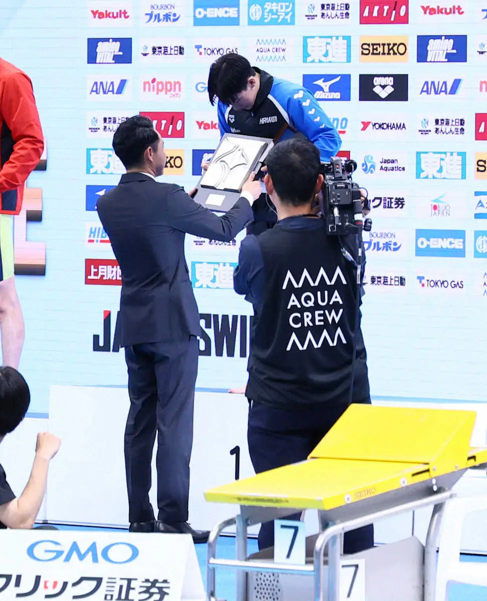 【画像・写真】【競泳日本選手権】17歳の大橋信が男子平泳ぎ3冠を達成　北島康介超えの最年少記録で新エース爆誕