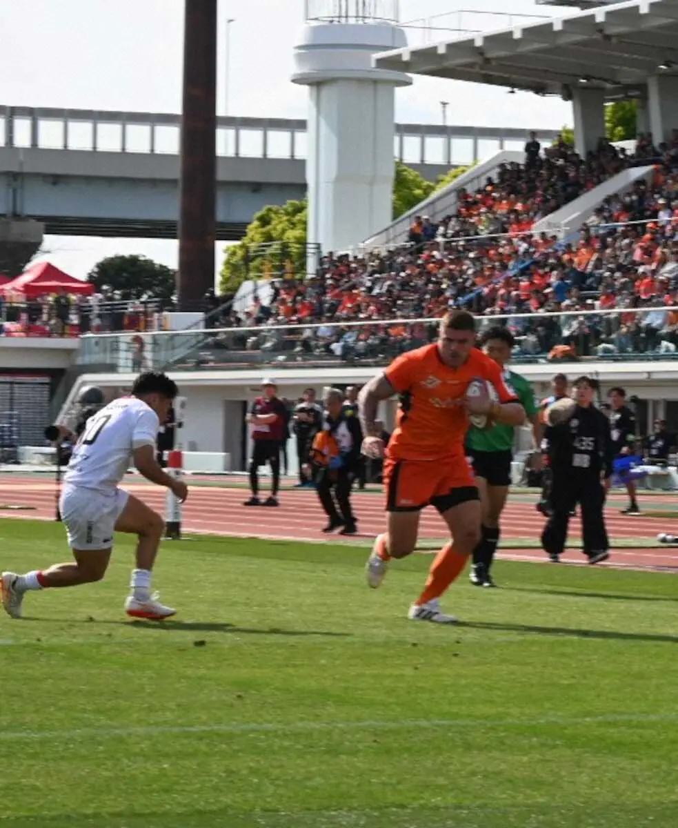 【画像・写真】【リーグワン】東京ベイは三重に9トライ快勝で3位キープ　引退表明のラブスカフニが今季2試合目の出場