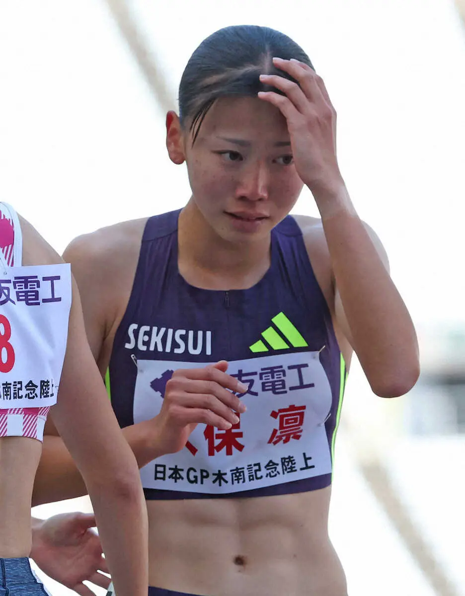 【画像・写真】【陸上】久保凛、社会人デビュー！2分7秒47で涙の7位　女子800メートル「母の日」に迎えた木南記念