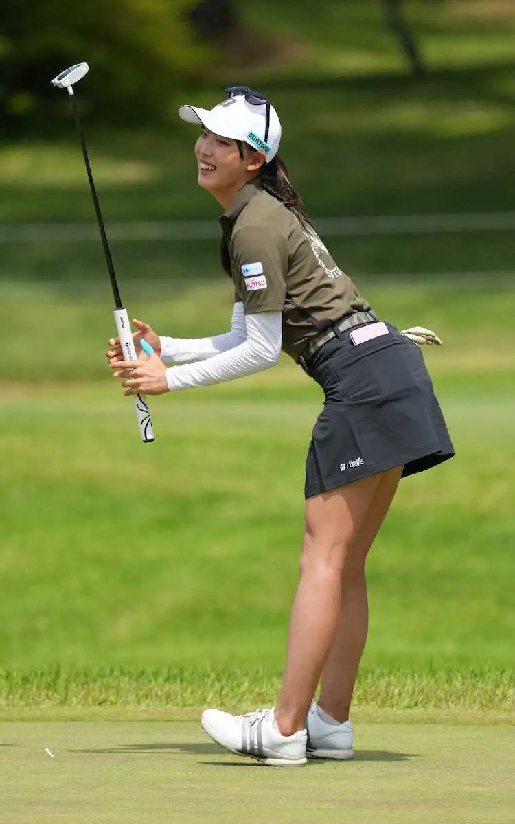 【画像・写真】【女子ゴルフ】馬場咲希「イメージは悪くない。大会盛り上げる」4年間ローアマ獲得のコースで成長示す